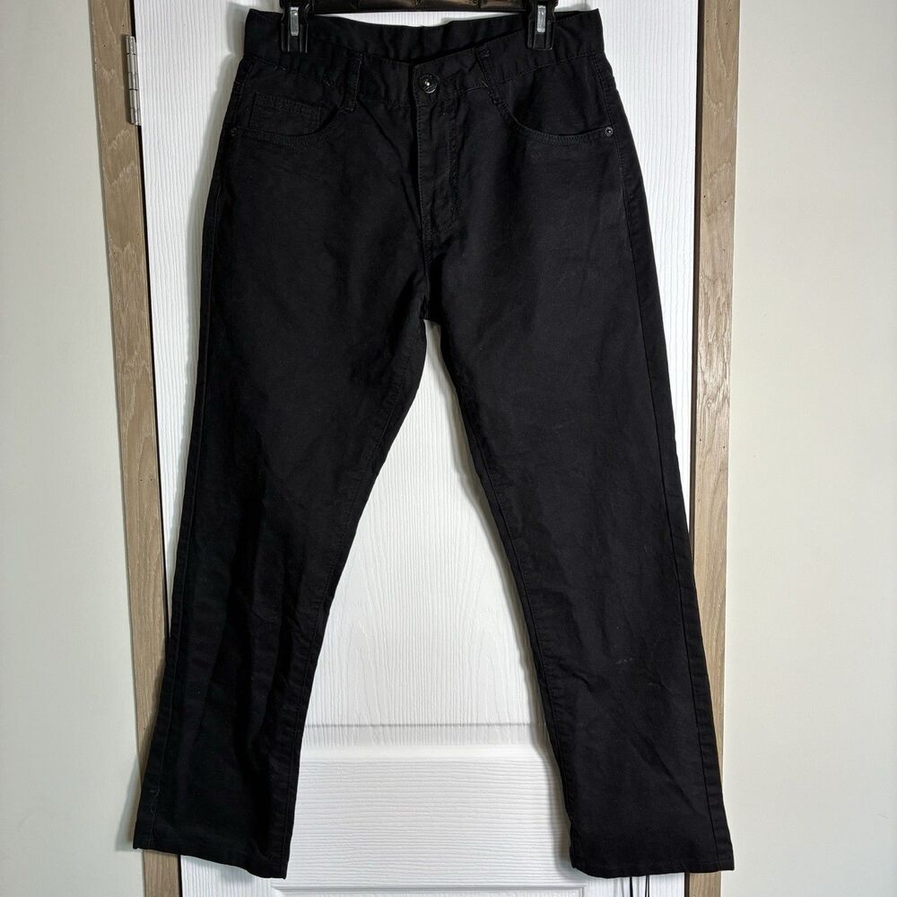 Hype Jeans Mens Sz 32 Dark Wash Straight Goth Skater Streetwear Y2K